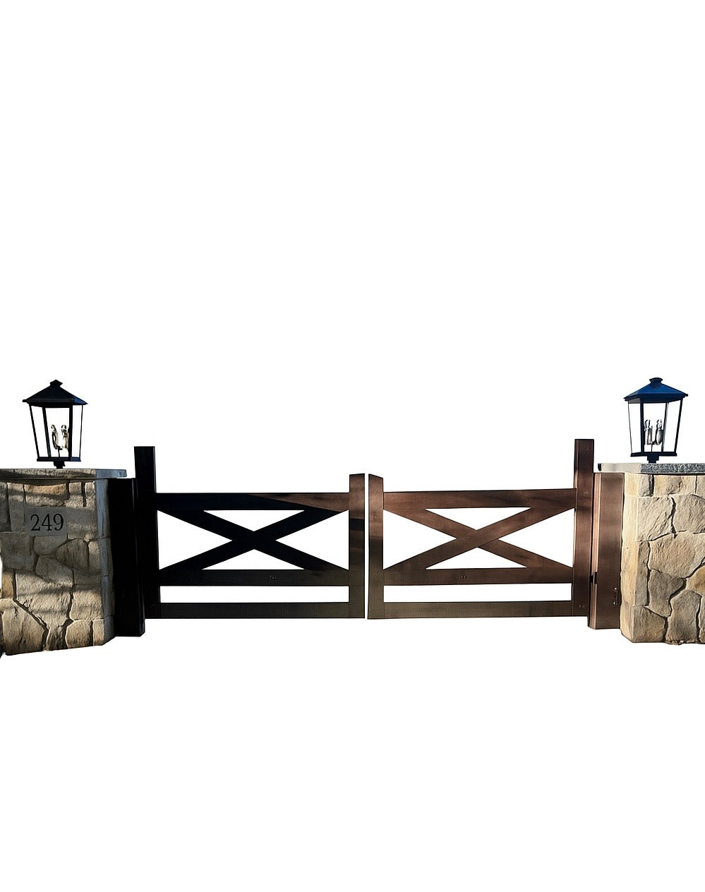Western Red Cedar Entrance Gates