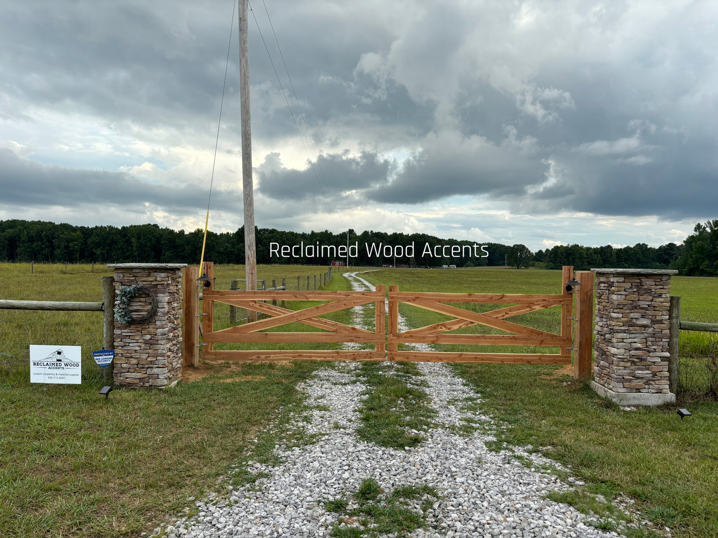 Eastern Red Cedar Entrance Gates