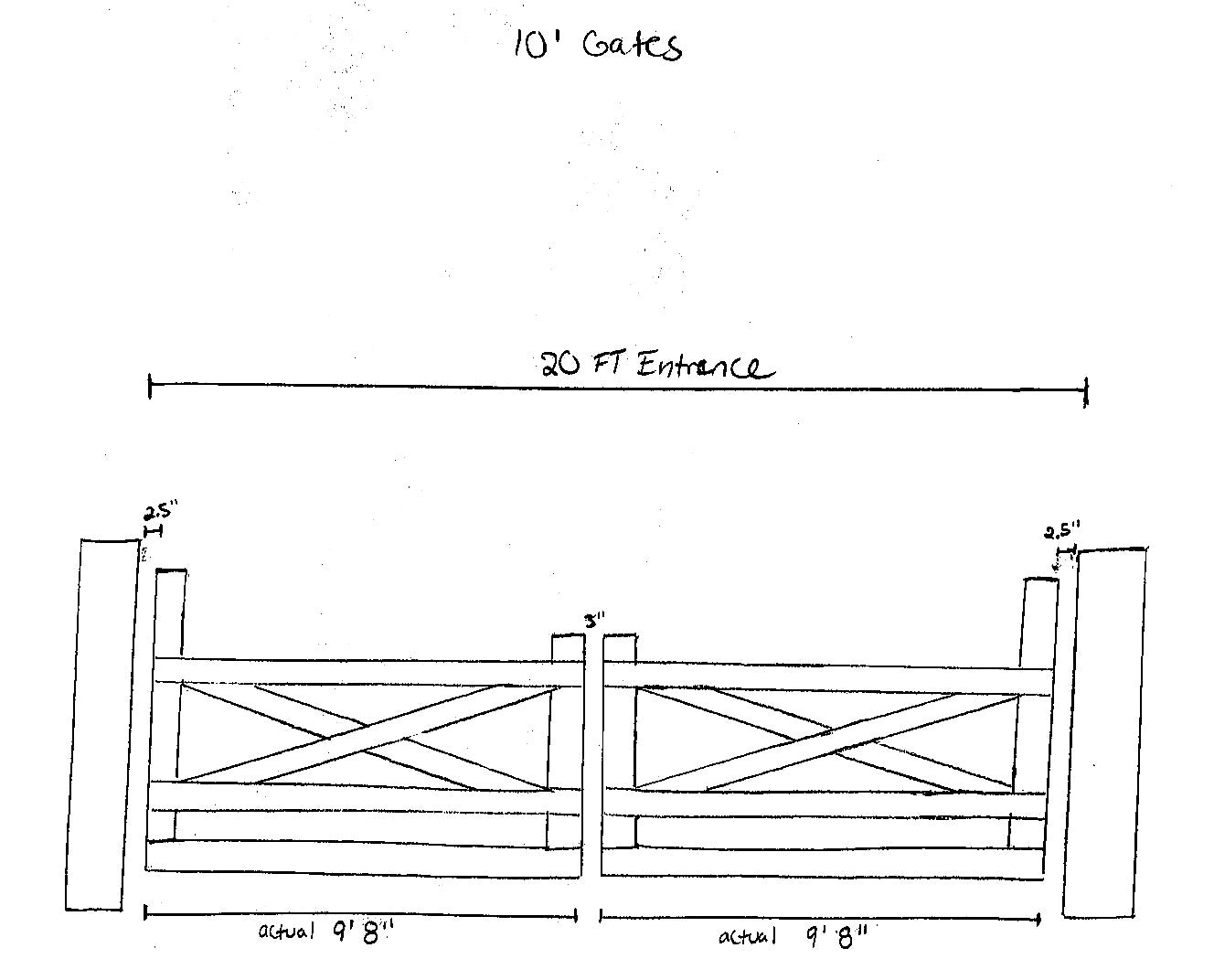 Cedar Entrance Gates