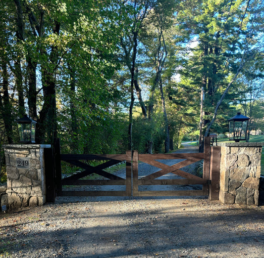 Western Red Cedar Entrance Gates