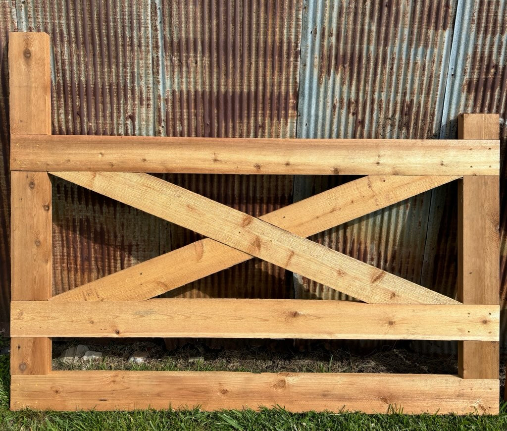 Western Red Cedar Entrance Gates